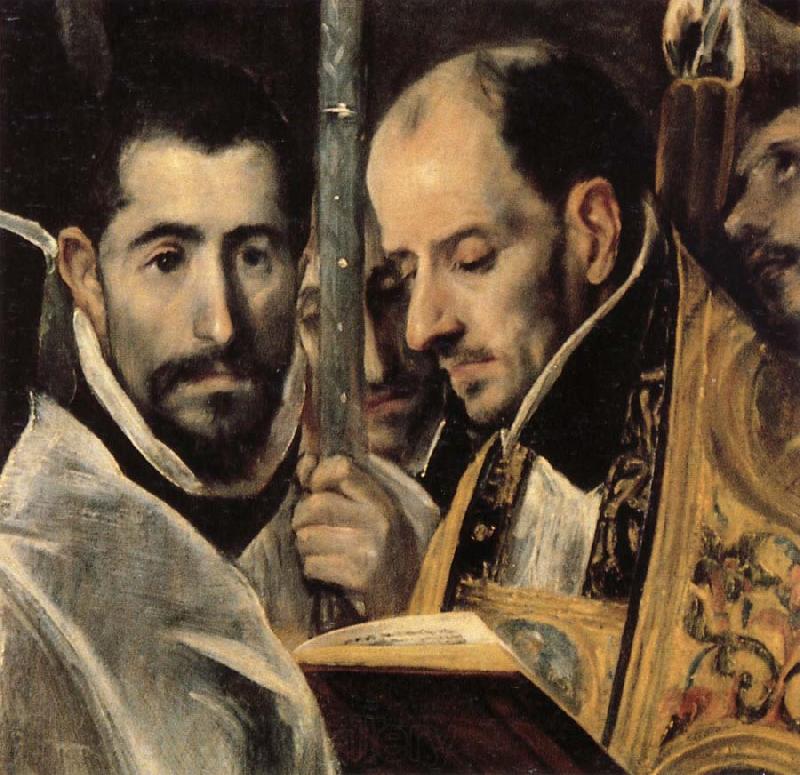 El Greco Details of The Burial of Count Orgaz Germany oil painting art
